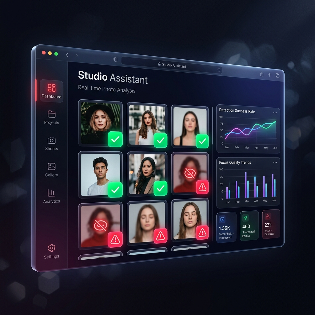 Studio Assistant App Mockup